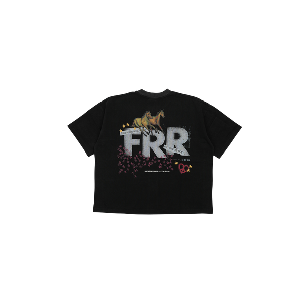 Free Refills - Collage Tee - Black — alternate view