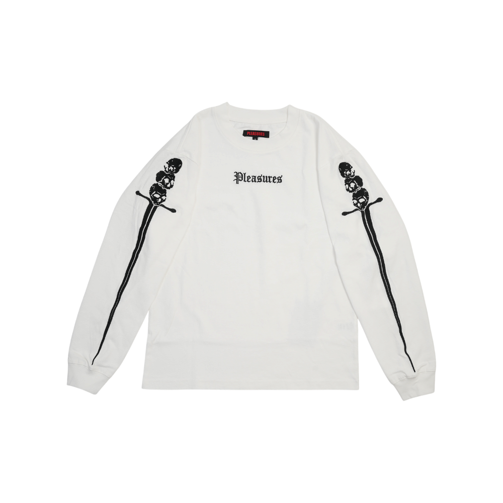 Pleasures - Luster Heavyweight Long Sleeve Shirt - White
