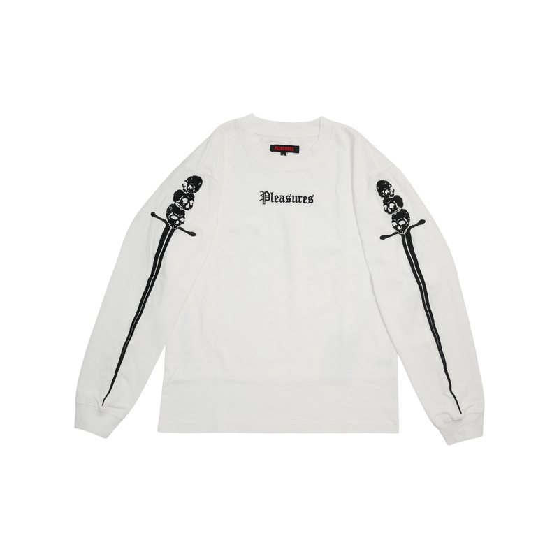 Pleasures - Luster Heavyweight Long Sleeve Shirt - White