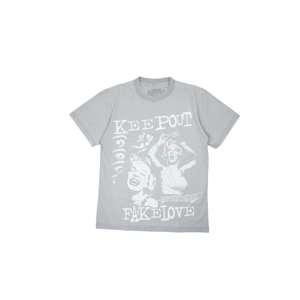 Keep Out Fake Love - Kofl - All Luck Tee - Dirty White - White