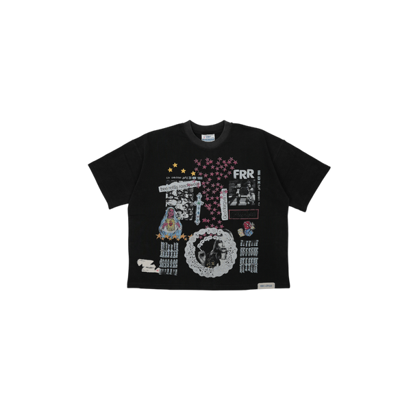 Free Refills - Collage Tee - Black