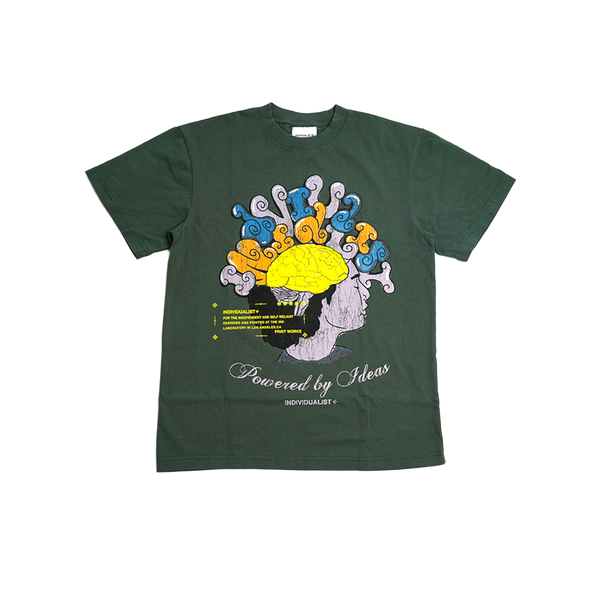 Individualist - Brain Ss Tee - Green