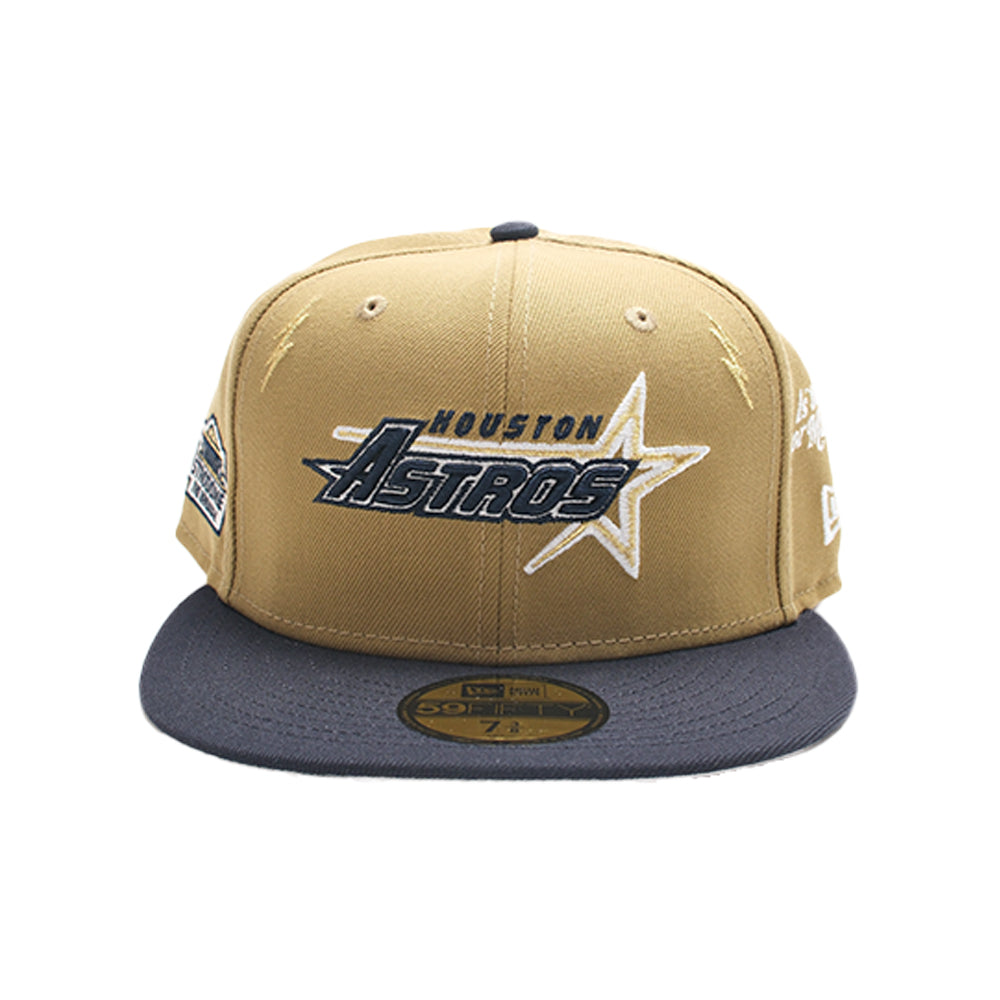New Era - Houast - Lightning Bolts Fitted Hat - Tan