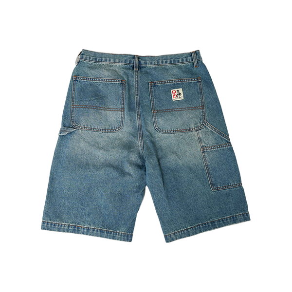 One of These Days - Denim Painter Shorts - Black — alternate view