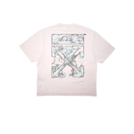 OFF WHITE  - Rubbed Paint Arrows Tee - White