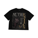 Authentics - Grunge Tee Washed - Black