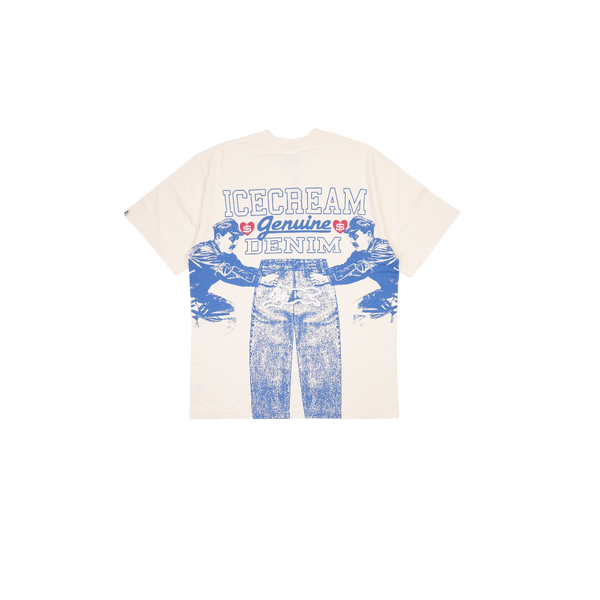 Ice Cream - Grape Ss Knit Tee - White — alternate view