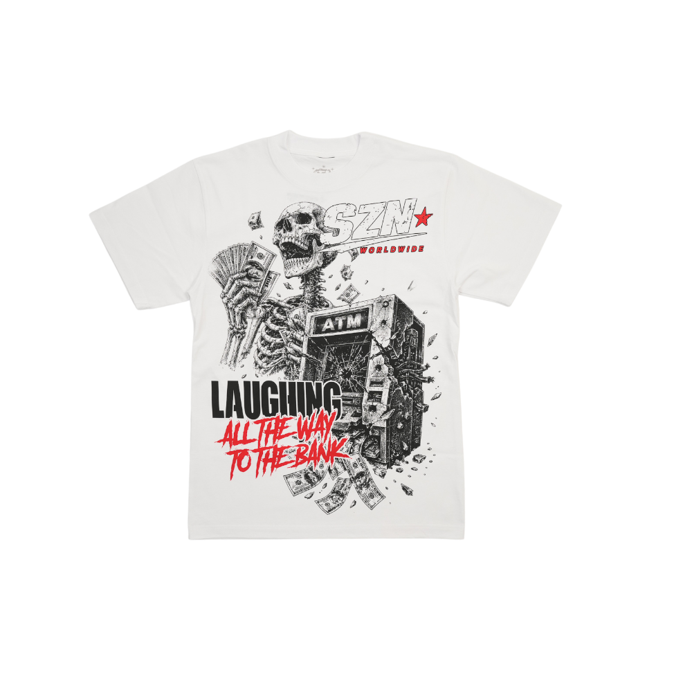 Szn - Laughing to the Bank Tee - White