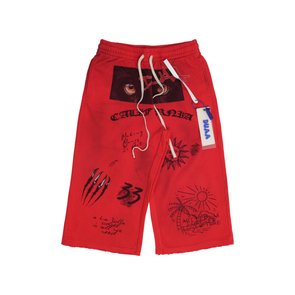 Duaa - Ruby Capri - Red