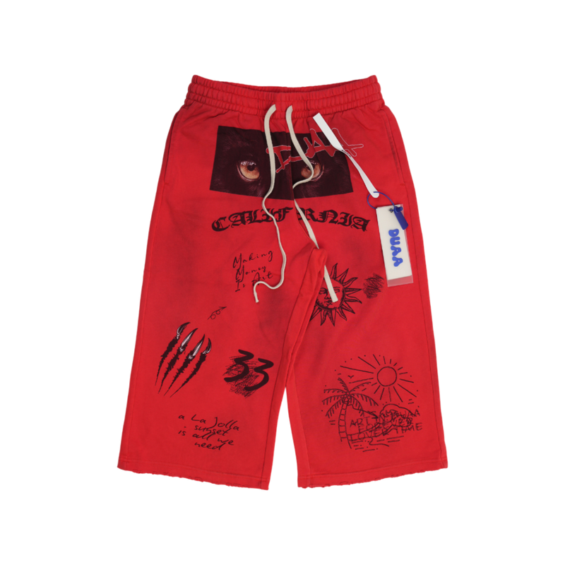 Duaa - Ruby Capri - Red