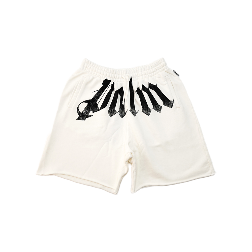 Palm Angels - Big Waist Logo Loose Sweatshorts - Black