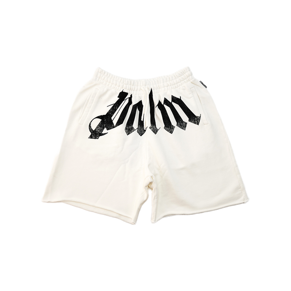 Palm Angels - Big Waist Logo Loose Sweatshorts - Black