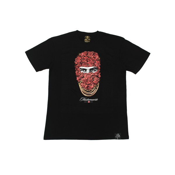 Hasta LA Muerte - Pb Rose Mask Tee - Rose