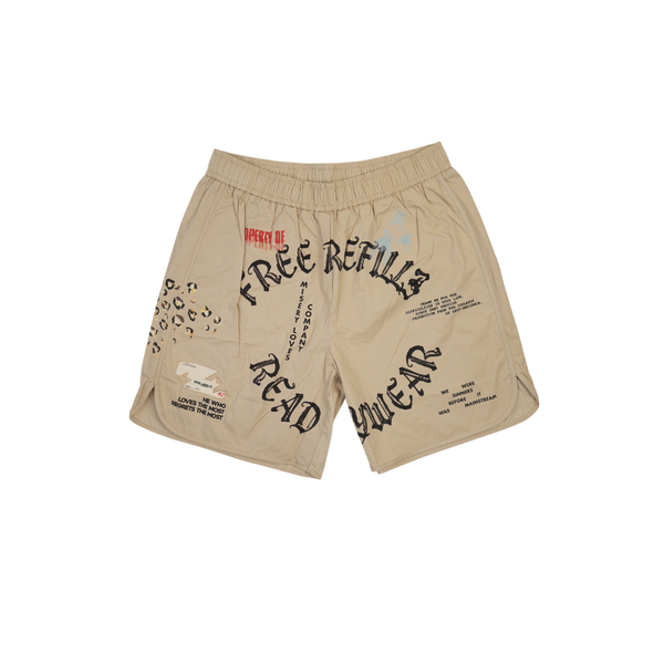 Free Refills - Property Shorts - Tan