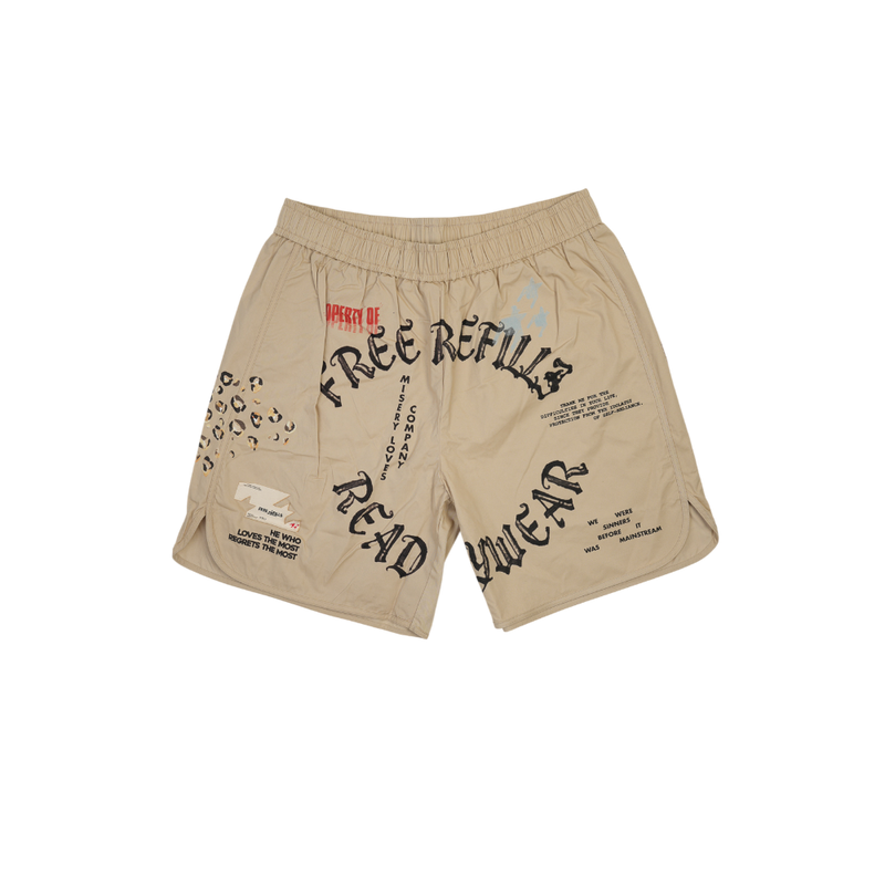 Free Refills - Property Shorts - Tan