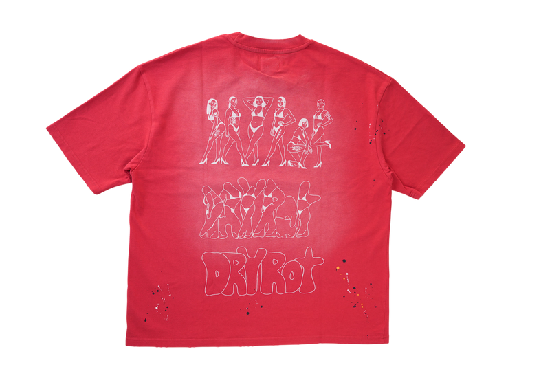 Dry Rot - Dry Rot Dirty Silo Red Tee - Red