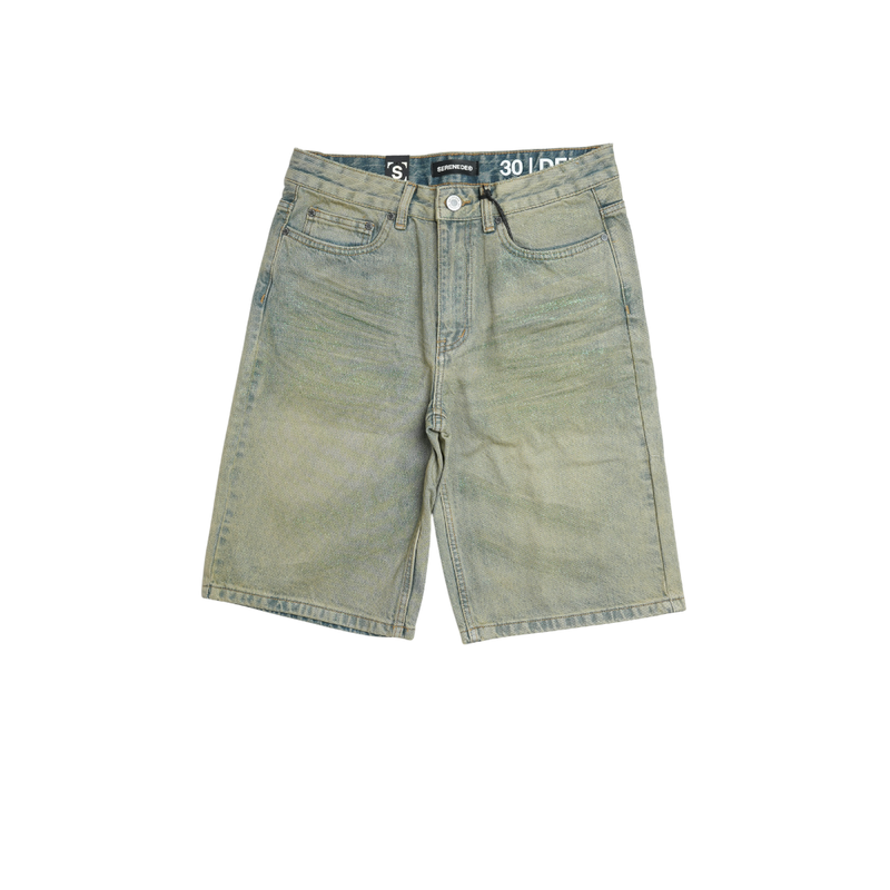 Serenede - Citrine Denim Shorts - Yellow