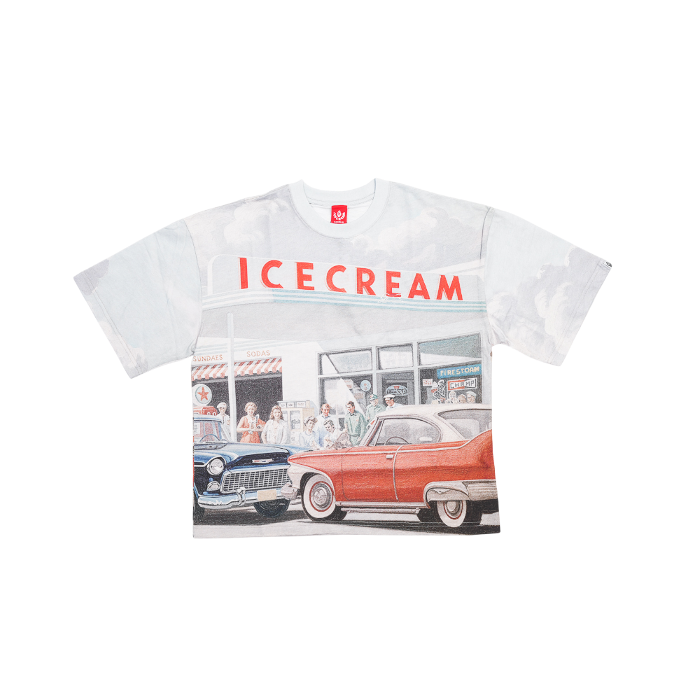 Ice Cream - Storefront Ss Knit Tee - White