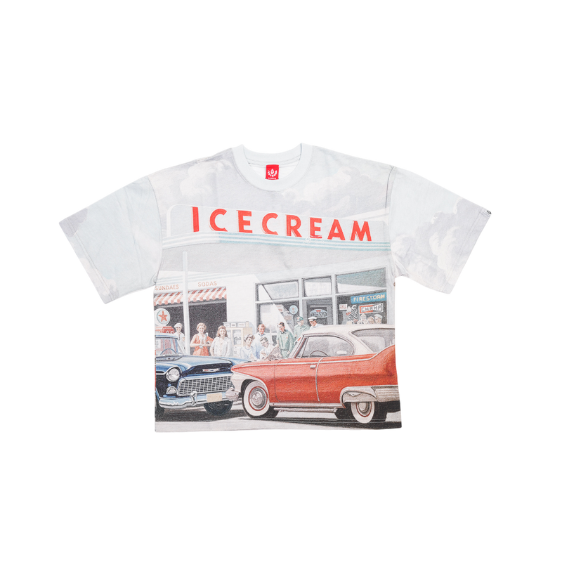 Ice Cream - Storefront Ss Knit Tee - White