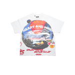 Billionaire Boys Club - bb hook ss knit (boxy fit) White Short Sleeve Graphic Tee - White