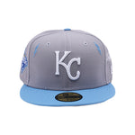 New Era - Kanroy - Lightning Bolts Fitted Hat - Grey