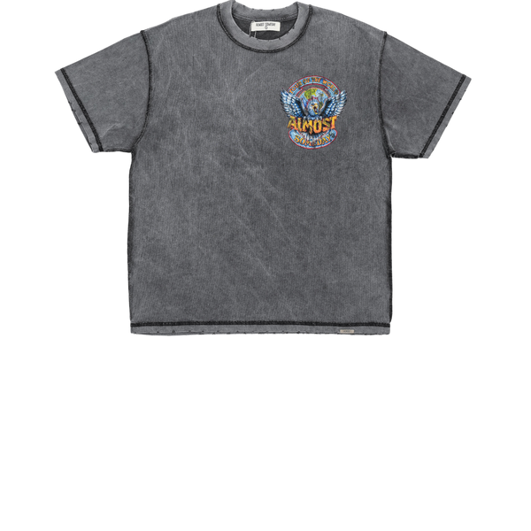 Almost Someday - World Tee - Charcoal