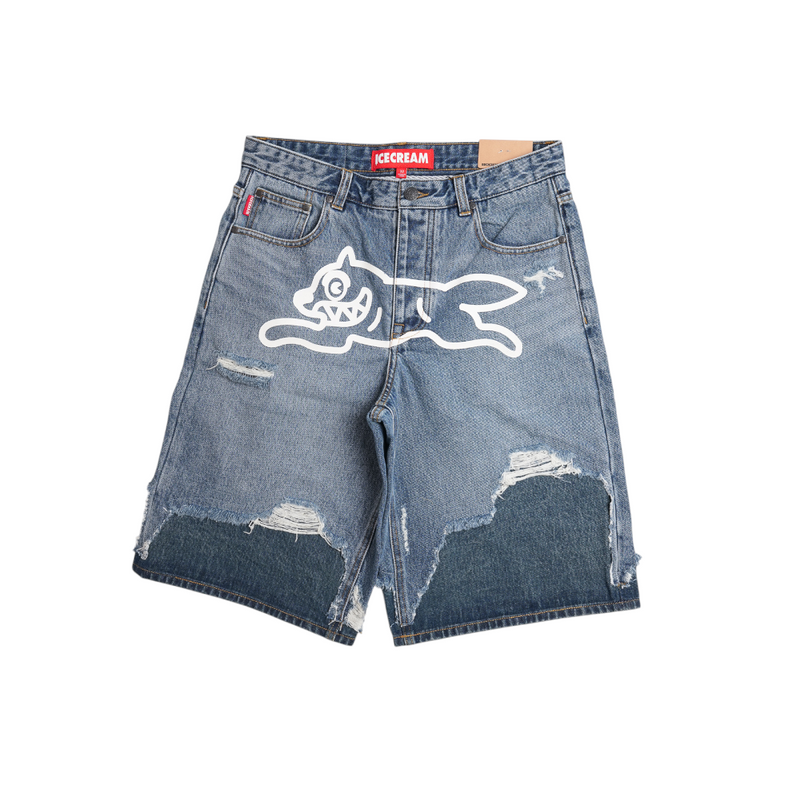 Ice Cream - Hoodsie Jean Short Shorts - White