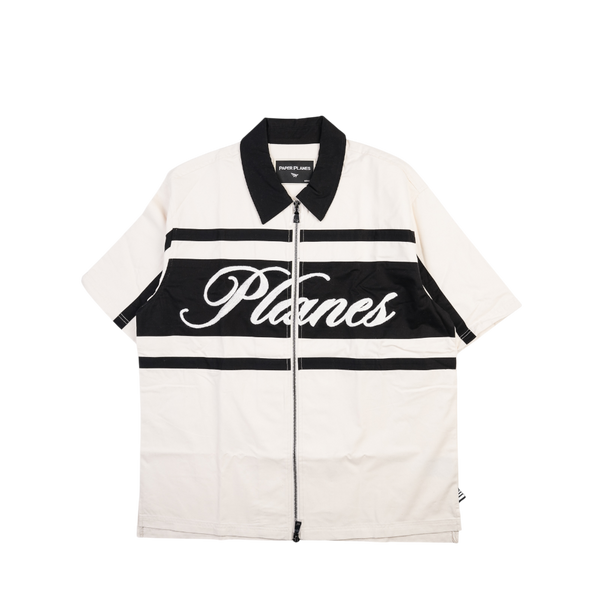 Paper Planes - Paper Planes -twill Zip Up Shirt - Multicolor