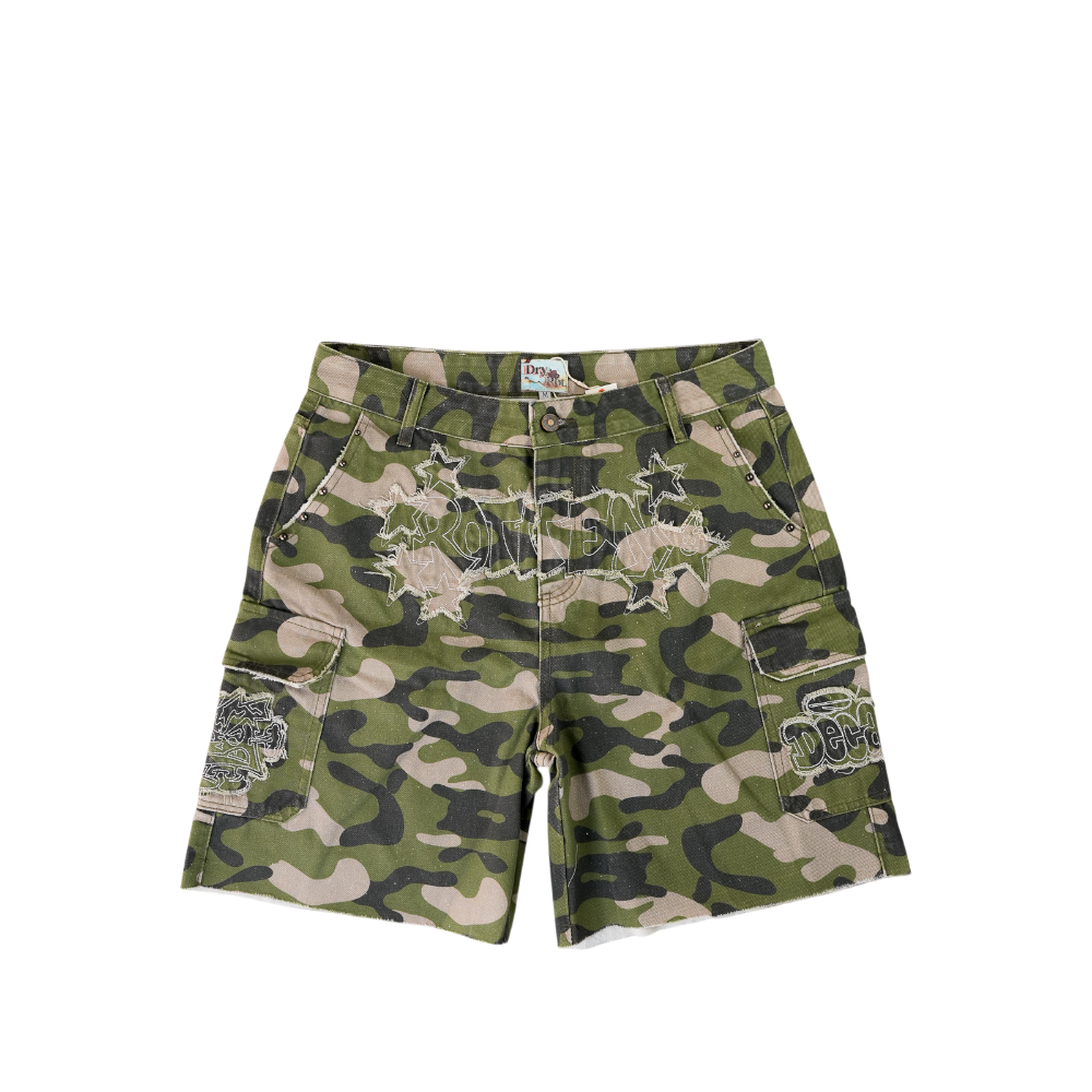 Dry Rot - Unruly Camo Cargo Shorts - Multicolor
