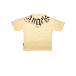 Palm Angels - Big Neck Logo Loose Tee - Beige/brown - Brown