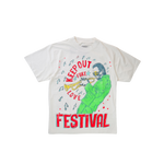 Keep Out Fake Love - Peace Festival Tee - White