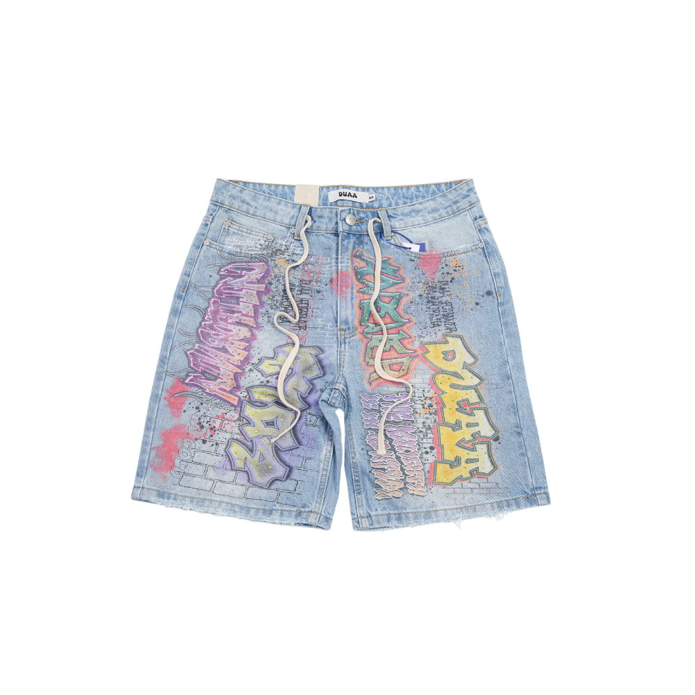 Duaa - Orchard Short Shorts - Blue