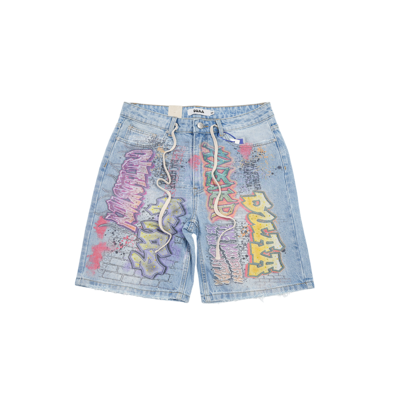 Duaa - Orchard Short Shorts - Blue