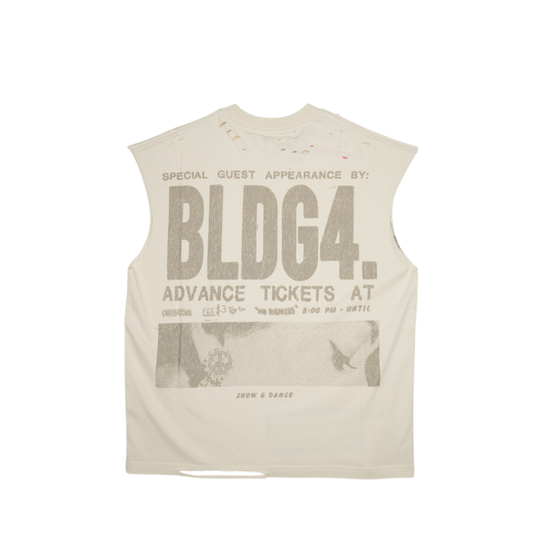 Bldg4 - Mary Axe Tank Tee - White — alternate view