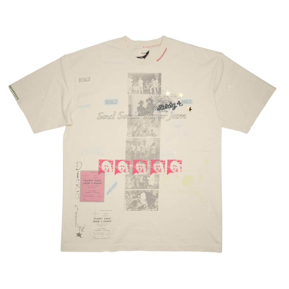 Bldg4 - National Ss Knit Tee - White