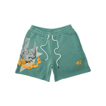 Free Refills - Dove Fleece Shorts - Green