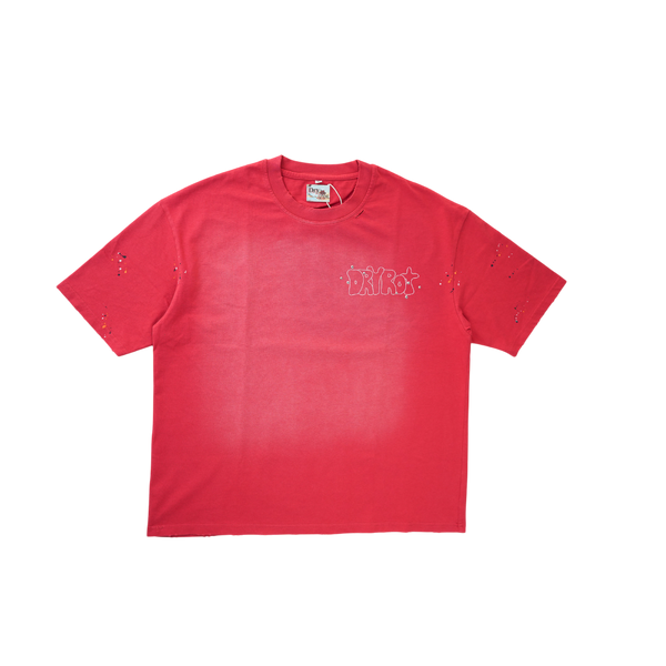 Dry Rot - Dirty Silo Red Tee - Red — alternate view