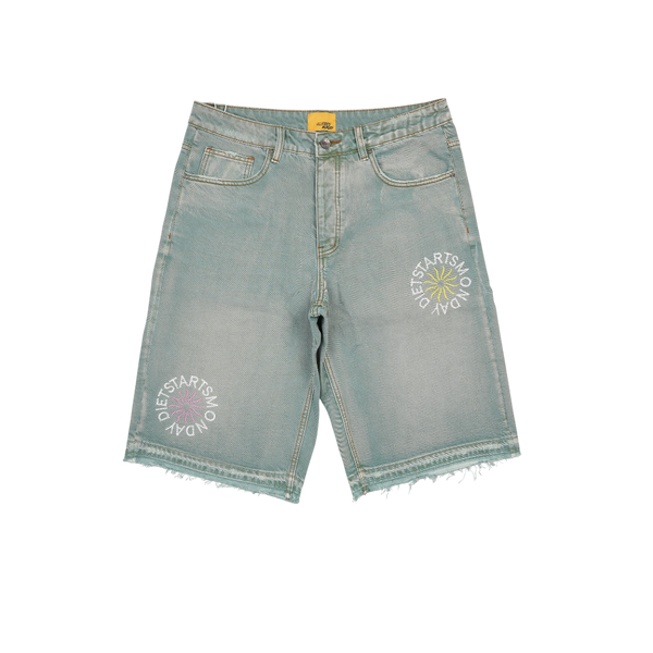 Diet Starts Monday - Dsm - Sol Denim Shorts - Green