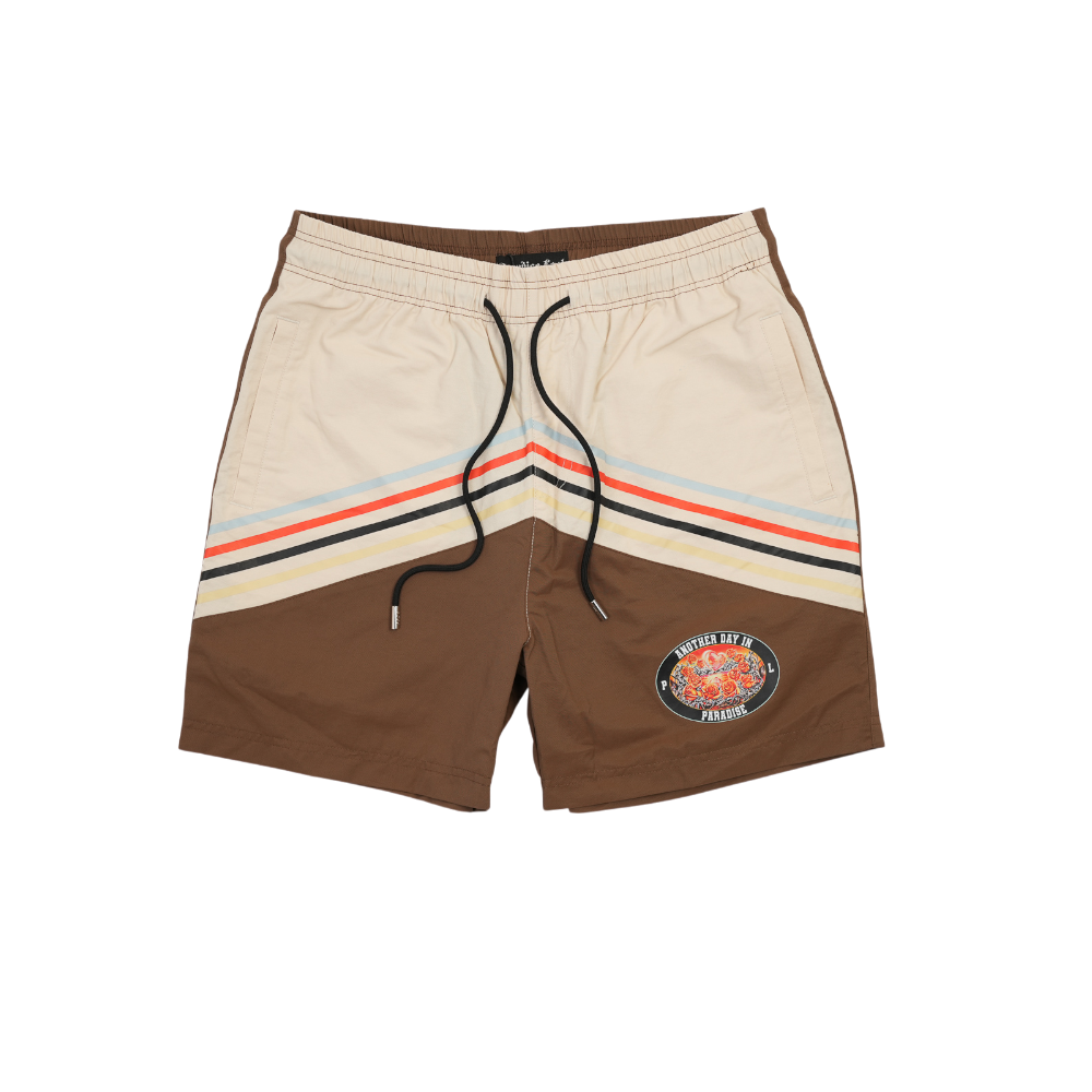 Paradise Lost - Barbed Roses Shorts - Brown