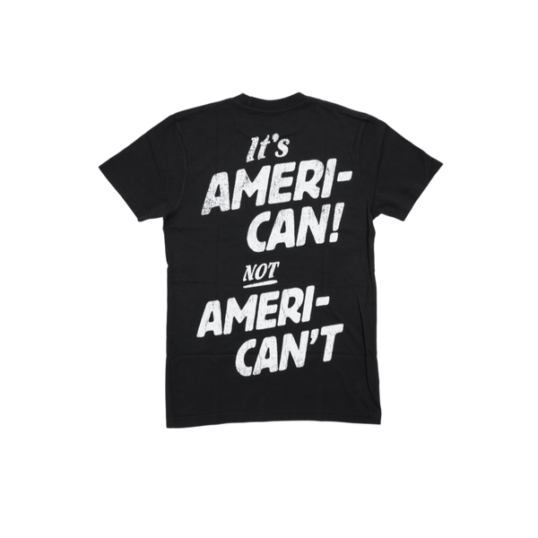 Keep Out Fake Love - Kofl - Americana T-shirt - Black — alternate view