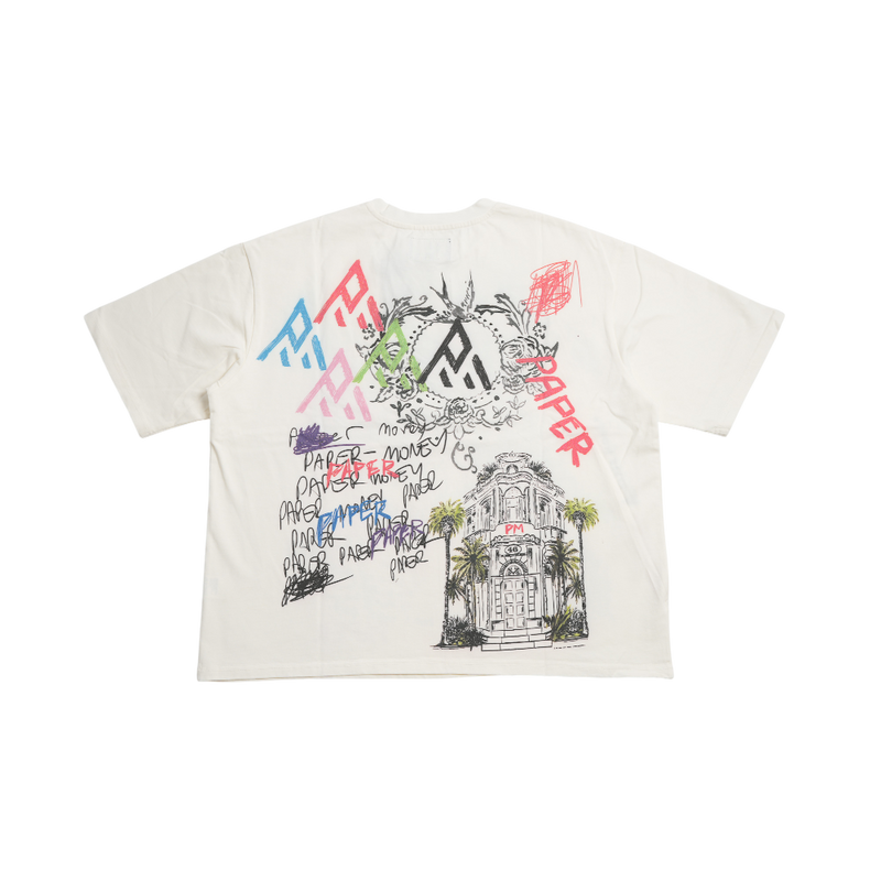 Paper Money - Paradise Tee - White