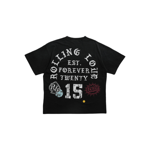 Rolling Loud - Born Misfit Tee - Black — alternate view
