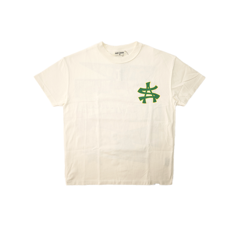 Almost Someday - Pennant Tee - Cream