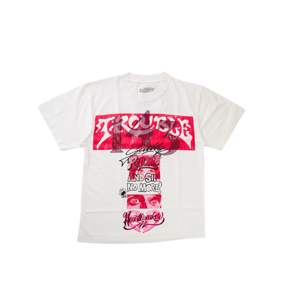 Keep Out Fake Love - Pals Tee - White