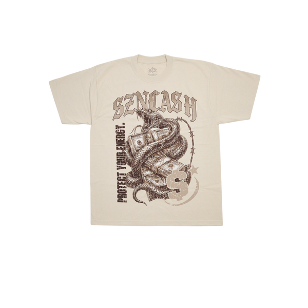 Szn - Snake Money Tee - Cream