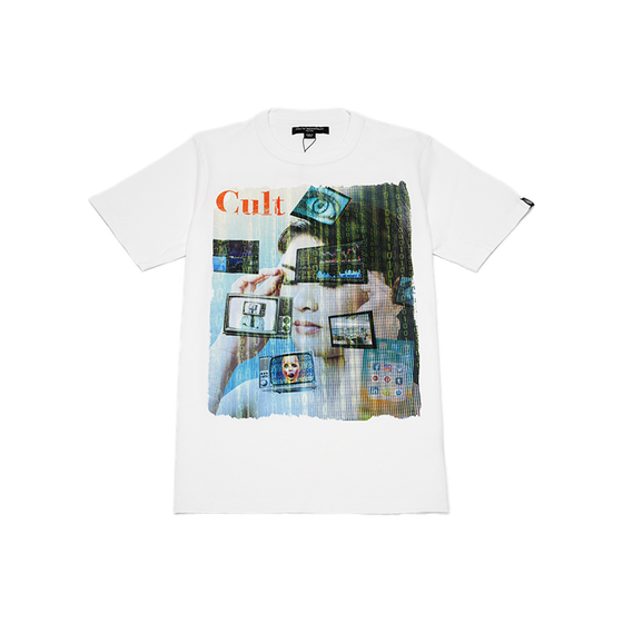 Cult of Individuality - Short Sleeve Crew Neck Tee "Did We Dream To Fast" - White