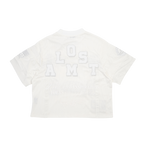 Almost Someday - Letterman Jersey Top Tee - Cream