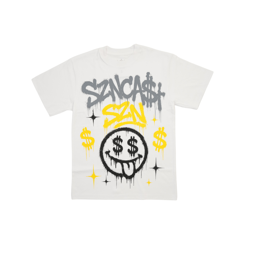 Szn - Money Talks Tee - White