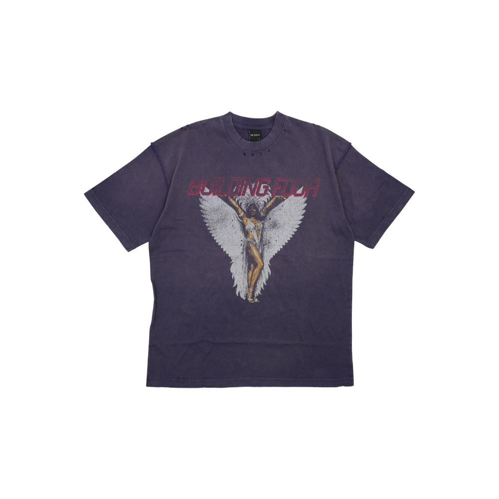 Bldg4 - Now Ss Knit Tee - Blue