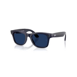 Ray-ban - Wayfarer- Shiny Cosmic Blue W/trans Saphire Glasses - Blue